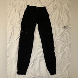 Fashion Nova Black Cargo Pants